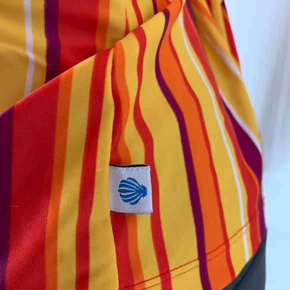 Flattering Multi-Color Striped Water Girl Tank M - Picture 3 of 4